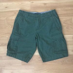 Hunter Green Tommy Hilfiger Flat Front Shorts